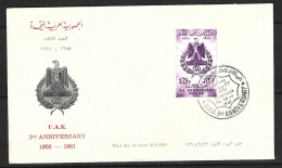 SYRIE. N°144 De 1961 Sur Enveloppe 1er Jour. République Arabe. - Buste