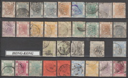 HONG KONG (CHINA) - VICTORIA - JOLI LOT OBLITERES A ETUDIER (1 DOLLAR DEFECTUEUX) - Gebraucht