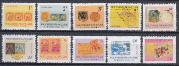 French Polynesia Polinesie 1993 Postage Due Mi#16-25 Mint Never Hinged - Unused Stamps