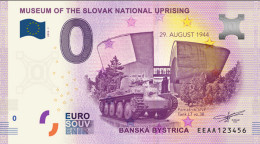 0 Euro Souvenir MUSEUM OF THE SLOVAK NATIONAL UPRISING Slovakia EEAA 2018-1 - Sonstige – Europa