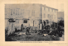 CPA 63 ATELIER DE DISTILLATION DE DORE L'EGLISE   FAURE & COTIN - Other & Unclassified