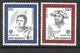 SAN MARINO - 1980 - EUROPA - SERIE 2 VALORI -  NUOVA MNH** ( YVERT 1011\2 - MICHEL 1212\3 - SS 1054\5) - Neufs