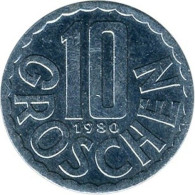 Austria - 1980 - KM 2878 - 10 Groschen - XF - Autriche