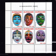 SURINAM-2009-MASKS- MNH- - Suriname