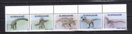 SURINAM-2022-DINOSAURS- MNH- - Suriname