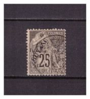 GUYANE  . N °  23  D   .  25   C . SANS POINT  APRES  GUYANE .   OBLITERE    .  SUPERBE . - Used Stamps