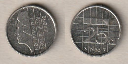 00269) Niederlande, 25 Cent 1986 - 1980-2001 : Beatrix
