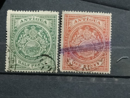 Antigua 1908-1913 Yv 29-30 (22) - 1858-1960 Kolonie Van De Kroon