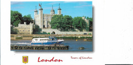 LONDRES  TAMISE BATEAU ANIMATION  RIVER BUS TOWER OF LONDON - Tower Of London