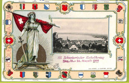 Ad5482 - SWITZERLAND Schweitz - Ansichtskarten VINTAGE POSTCARD - Zug, Embossed - Zoug