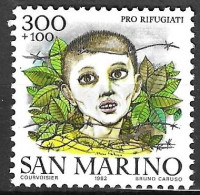 SAN MARINO - 1982- PRO RIFUGIATI - 300+100-  NUOVO MNH** ( YVERT 1066- MICHEL 1270 - SS 1108) - Nuevos