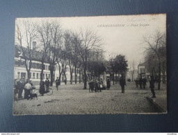 Cpa GERMERSHEIM Intérieur De La Gare. Ecrite Par Militaire Du 311° Régiment D'artillerie Longue Portée En Allemagne.1926 - Germersheim