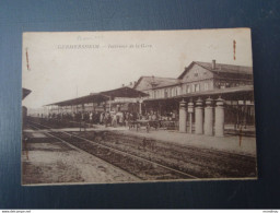 Cpa GERMERSHEIM Intérieur De La Gare. Ecrite Par Militaire Du 311° Régiment D'artillerie Longue Portée En Allemagne.1926 - Germersheim