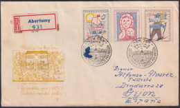 F-EX47748 CZECHOSLOVAKIA 1958 REG FDC CHILDREN & SHIP.  - FDC