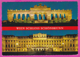 293490 / Austria Vienna Wien - Nacht Night Nuit Schloss Schönbrunn Night PC 1969 USED Wien  1 S+1 S Mariazell Church - Schönbrunn Palace