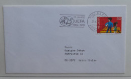 SUISSE HELVETIA SUIZA SWITZERLAND 1979 FDC UEFA  FOOTBALL FUSSBALL SOCCER CALCIO FOOT FUTBOL VOETBAL FUTEBOL - Lettres & Documents