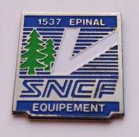 T79 Pin's TGV SNCF TRAIN EQUIPEMENT 1537 ÉPINAL VOSGES Sapin Achat Immédiat - TGV