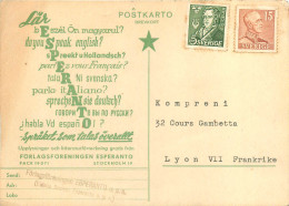 230124 - ESPERANTO - 1948 STOCKHOLM Parlez Vous Français ? Forlagsforeningen Esperanto - Esperanto