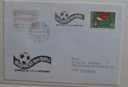 SUISSE HELVETIA SUIZA SWITZERLAND 1982 FDC BALL  FOOTBALL FUSSBALL SOCCER CALCIO FOOT FUTBOL VOETBAL FUTEBOL - Covers & Documents