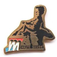 Pin's MUTUELLE DE FRANCE HAUTE SAVOIE - Homme Et Enfant - Logo Mutuelles De France - N065 - Médical