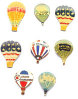 Lot De 9 Pin's MONTGOLFIERES - Tous Différents - N075 - Sets