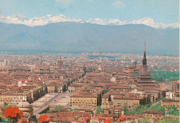TORINO - PANORAMA - PIAZZA VITTORIO VENETO E MOLE ANTONELLIANA - NV - Mehransichten, Panoramakarten