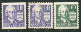 SWEDEN 1939 Swedenbord Anniversary MNH / **.  Michel 243-44A, 243B - Ongebruikt