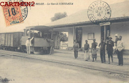 KINSHASSA LA GARE CONGO BELGE TRAIN CHEMIN DE FER AFRIQUE - Congo Belge