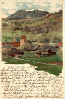Belchen - Litho Künstlerkarte K. Mutter - Litho - Münstertal