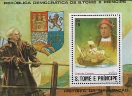 SAO TOME AND PRINCIPE 1982 Navigators CRISTOVÃO COLOMBO MNH - Cristoforo Colombo