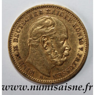 ALLEMAGNE - PRUSSE - KM 505 - 20 MARK 1884 A - Berlin - WILHELM II - OR - TTB - 5, 10 & 20 Mark Gold