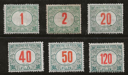 Hongrie 1915-1920 N° Y&T : TT 34,35,41,44 Et 45 * - Port Dû (Taxe)