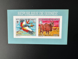 Guinée Guinea 1987 Mi. 1198 - 1199 Klb ND IMPERF Scouts Scoutisme Jamboree Rotary International Bird Oiseau Faune Fauna - Rotary Club