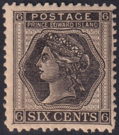 Prince Edward Island 1872 Sc 15c  MLH* Perf 12.5 Toned - Nuevos