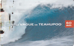 FRENCH POLYNESIA(chip) - La Vague De Teahupoo, Tirage 30000, 05/01, Used - French Polynesia