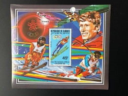Djibouti 1988 Mi. Bl. 144 >inter Olympic Games Calgary Jeux Olympiques Olympia Ski Espace Space Raumfahrt - Djibouti (1977-...)