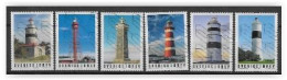 Suède 2018 N°3185/3190 Oblitérés Phares - Used Stamps