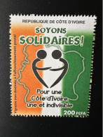 Côte D'Ivoire Ivory Coast ? Cinderella Vignette Soyons Solidaires ! Pour Une Côte D'Ivoire Une Et Indivisible - Vignetten (Erinnophilie)