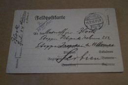 Delcampe - Guerre 14-18,Feldpostkarte,courrier Avec Belle Oblitération Militaire,1915 ,censure ,pour Collection - OC38/54 Belgian Occupation In Germany
