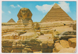 AK 198188 EGYPT - Giza - The Great Sphinx And The Pyramid Of  Kephren - Sphinx