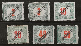 Hongrie 1919 N° Y&T : TT 47 à 52 * - Postage Due