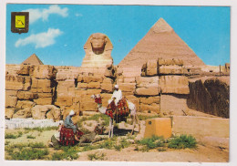 AK 198207  EGYPT - Giza - The Great Sphinx,  Kephren And The Mycerinos Pyramids - Piramiden