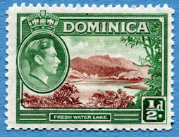 DOMINICA - ½ Penny 1938-1947 - Michel #93 * Rif. A-05 - Dominique (...-1978)
