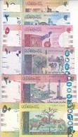 SUDAN 1 2 5 10 20 50 POUNDS 2006 P-64 65 66 67 68 69 EF/XF CRISP SET - Sudan