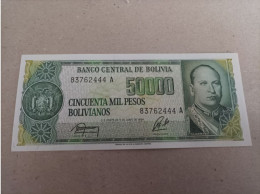 Billete De Bolivia De 50000 Pesos Bolivianos, Serie A, Año 1984, UNC - Bolivië