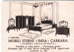 Calendarietto - Mobili Eterni - Imea - Carrara - Anno 1951 - Petit Format : 1941-60