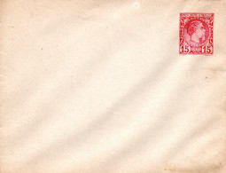MONACO -- MONTE CARLO -- ENTIER POSTAL -- Enveloppe -- 15 C. (1886) (123 X 96) Prince Charles III - Postwaardestukken