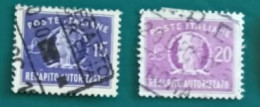 1947 Michel-Nr. 9+10 Gestempelt - Revenue Stamps