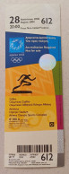 Athens 2004 Olympic Games - Athletics Unused Ticket, Code: 612 - Uniformes Recordatorios & Misc