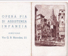 Calendarietto - Opera Pia Di Assistenza Infanzia - Anno 1949 - Petit Format : 1941-60